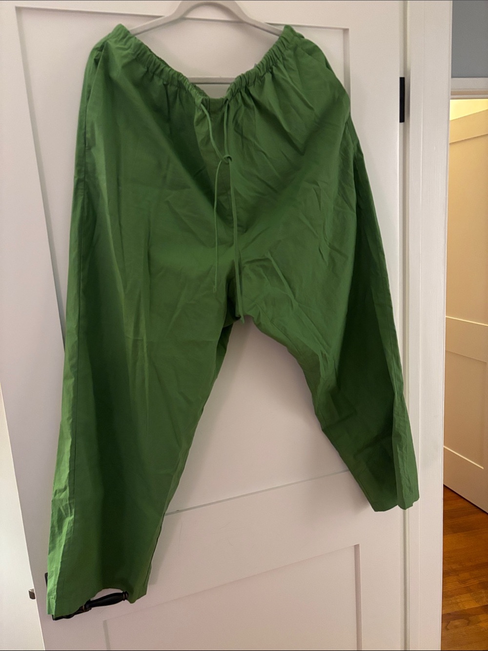 Banana Republic Olive Green Cropped Drawstring Pants